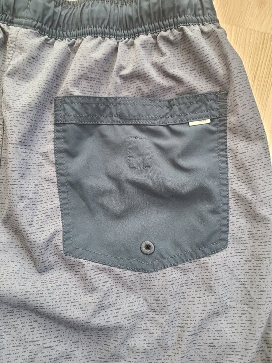 Vuori Core Blue Lined Patterned Drawstring Men's Short Size M - Picture 7 of 9